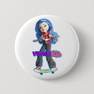 Badge Rond 5 Cm Bouton de Vierge
