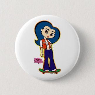 Badge Rond 5 Cm Bouton de Vierge