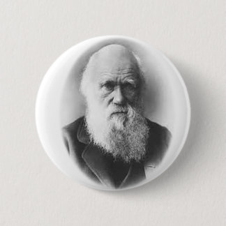 Badge Rond 5 Cm Bouton de vignette de Darwin