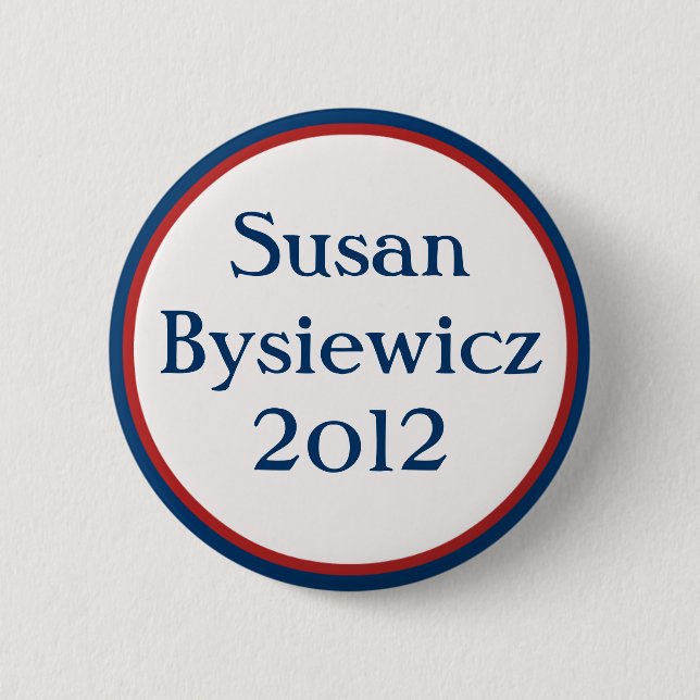 Badge Rond 5 Cm Bouton de VintageSusan Bysiewicz (Devant)