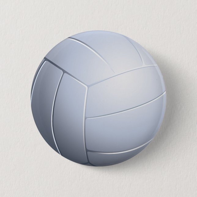 Badge Rond 5 Cm Bouton de volleyball (Devant)