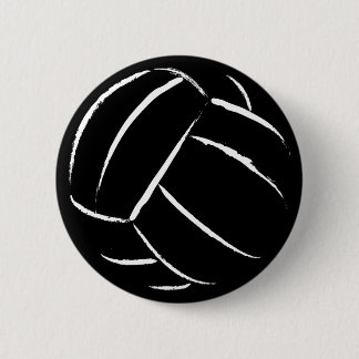 Badge Rond 5 Cm Bouton de volleyball - customisé