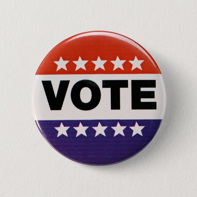 Badge Rond 5 Cm Bouton de vote (Devant)