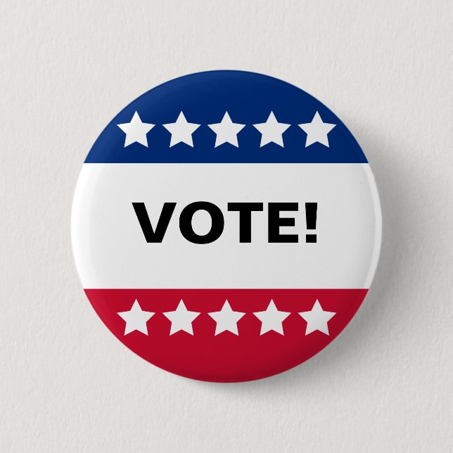 Badge Rond 5 Cm Bouton de vote (Devant)
