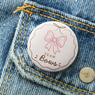 Badge Rond 5 Cm Bouton de vote de l'équipe - Affichage du sexe