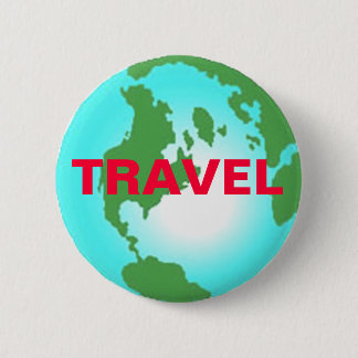 Badge Rond 5 Cm Bouton de voyage