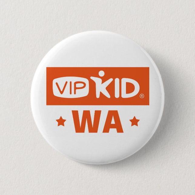 Badge Rond 5 Cm Bouton de Washington VIPKID (Devant)