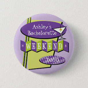 Badge Rond 5 Cm Bouton de week-end de Bachelorette