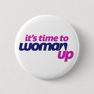 Badge Rond 5 Cm Bouton de WomanUp