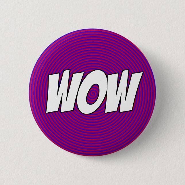 Badge Rond 5 Cm Bouton de wow (Devant)
