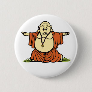 Badge Rond 5 Cm Bouton de yoga de Bouddha