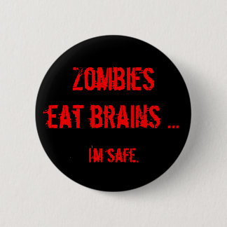 Badge Rond 5 Cm Bouton de zombis