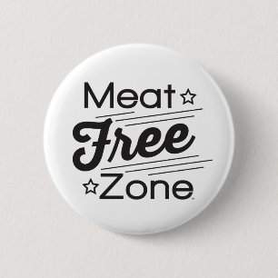 Badge Rond 5 Cm Bouton de zone franche de viande