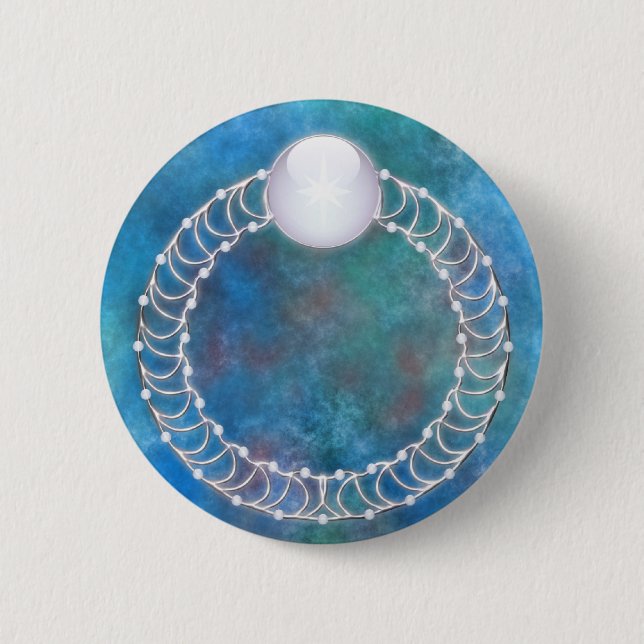 Badge Rond 5 Cm Bouton d'eau (Devant)