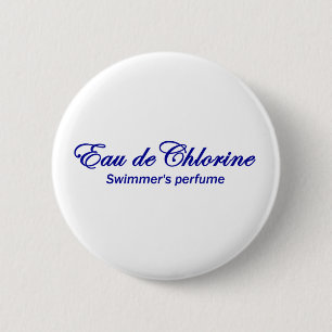 Badge Rond 5 Cm Bouton d'Eau de Chlorine