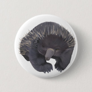 Badge Rond 5 Cm Bouton d'Echidna