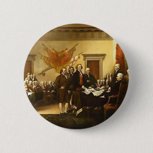 Badge Rond 5 Cm Bouton Déclaration d'indépendance