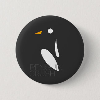 Badge Rond 5 Cm Bouton d'écrasement de pingouin