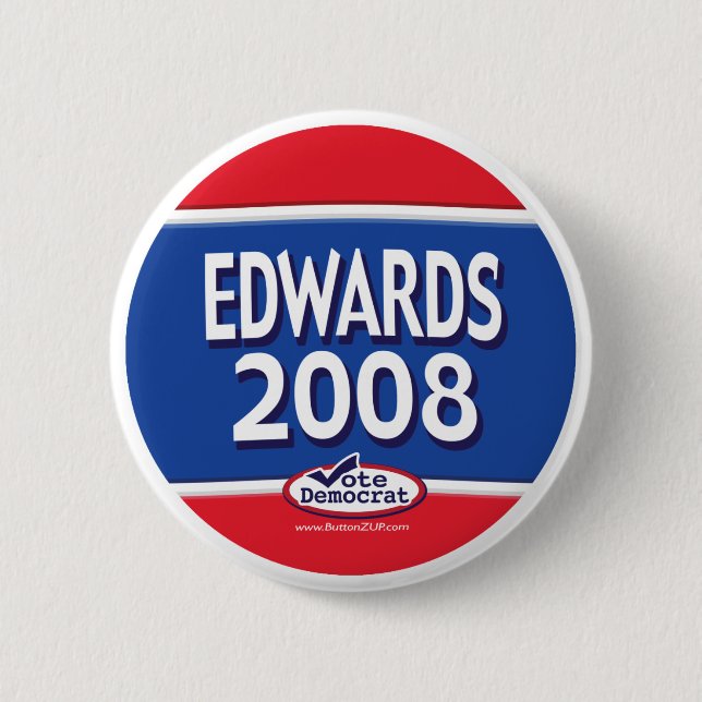 Badge Rond 5 Cm Bouton d'Edwards 2008 (Devant)