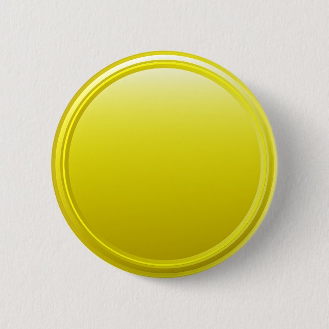 Badge Rond 5 Cm Bouton dégradé jaune ROND + votre texte (Devant)