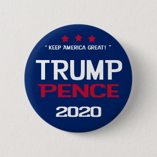 Badge Rond 5 Cm Bouton d'élection de Trump Pence 2020
