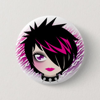 Badge Rond 5 Cm Bouton d'Emo Cutie