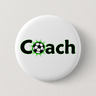 Badge Rond 5 Cm Bouton d'entraîneur du football