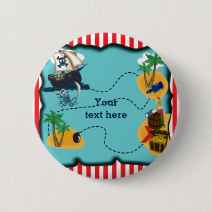 Badge Rond 5 Cm Bouton d'épingle de fête d'anniversaire Carte au t