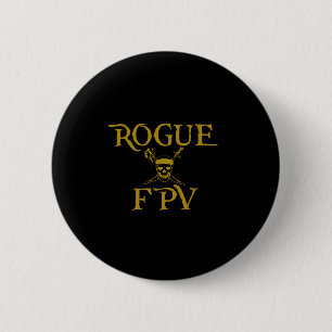 Badge Rond 5 Cm Bouton d'épingle FPV non fiable - Arrondi