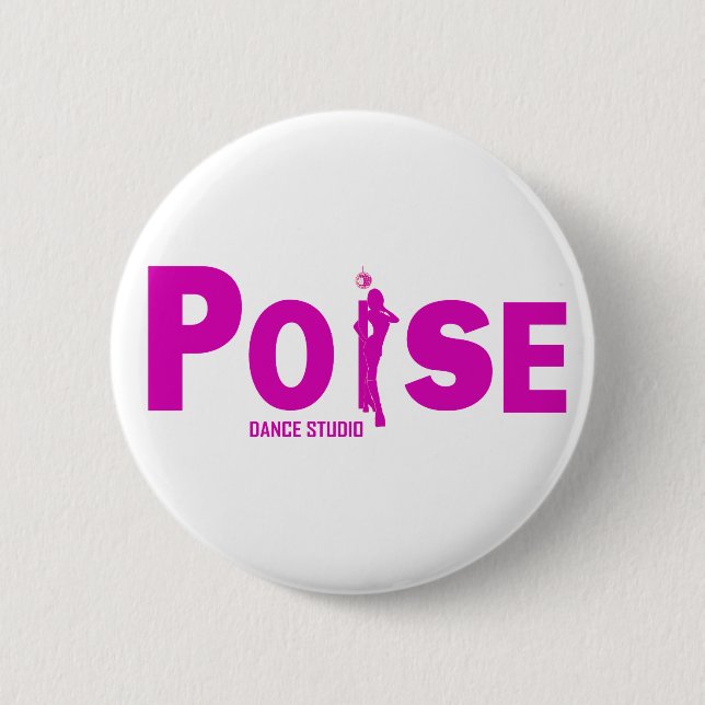 BADGE ROND 5 CM BOUTON D'ÉQUILIBRE (Devant)