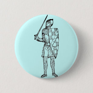 Badge Rond 5 Cm Bouton des costumes élisabéthain