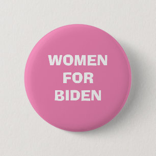 Badge Rond 5 Cm Bouton des femmes pour Biden Pink Président Electi