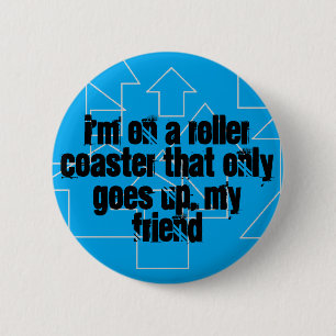 Badge Rond 5 Cm Bouton des montagnes russes TFIOS