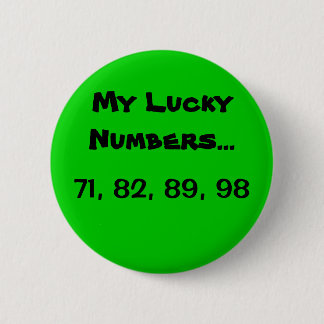 Badge Rond 5 Cm Bouton des numéros chanceux de Walt Disney World