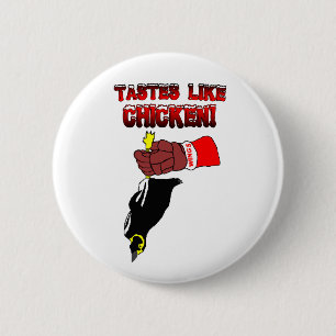 Badge Rond 5 Cm Bouton Detroit Dead Penguin