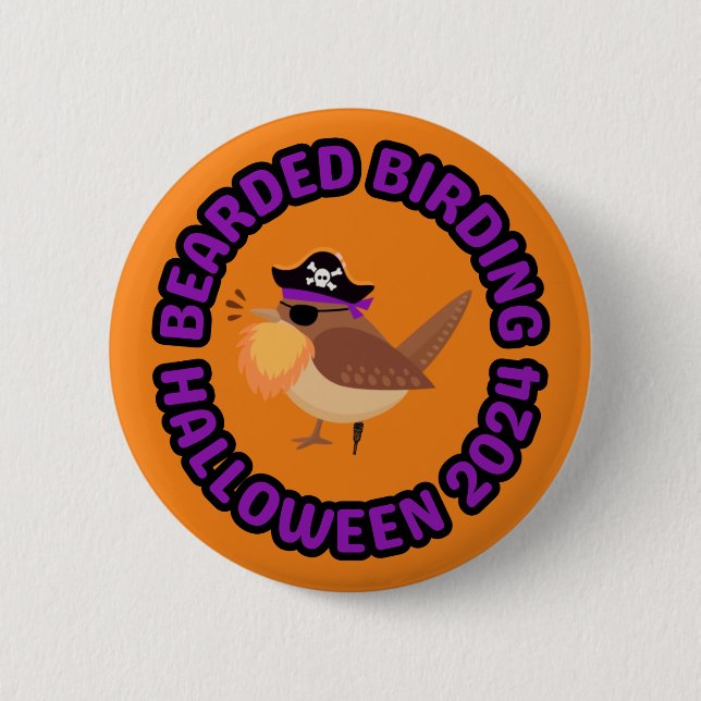 Badge Rond 5 Cm Bouton d'Halloween 2024 (Devant)