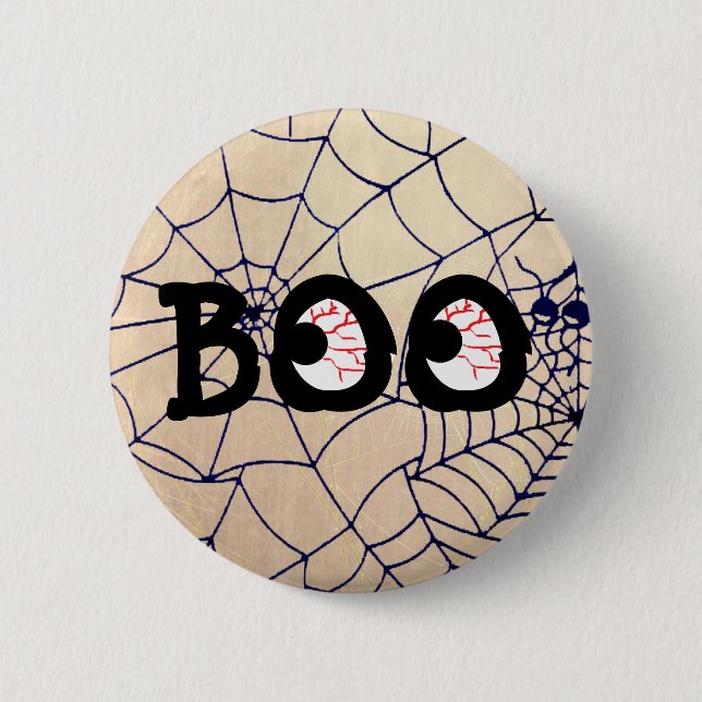 Badge Rond 5 Cm Bouton d'Halloween de la boîte de sang (Devant)