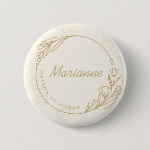 Badge Rond 5 Cm Bouton d'honneur simple et personnalisé