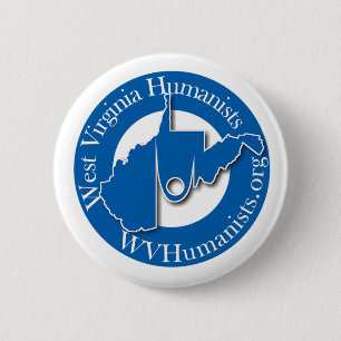 Badge Rond 5 Cm Bouton d'humanistes de la Virginie Occidentale