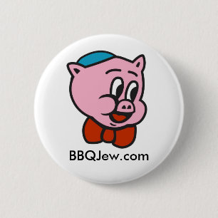 Badge Rond 5 Cm Bouton d'icône de juif de BBQ