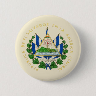 Badge Rond 5 Cm Bouton d'icône El Salvador