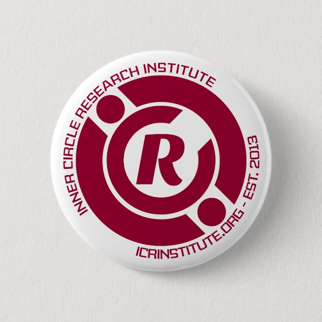 Badge Rond 5 Cm Bouton d'ICRI (Devant)