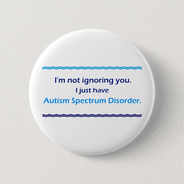 Badge Rond 5 Cm Bouton d'ignorance TSA (Devant)
