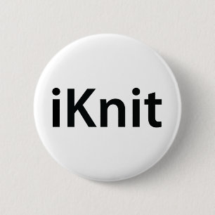 Badge Rond 5 Cm bouton d'iKnit