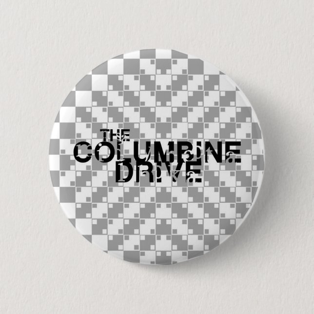 Badge Rond 5 Cm Bouton d'illusion optique (Devant)