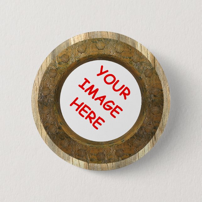 Badge Rond 5 Cm bouton d'image personnalisable (Devant)