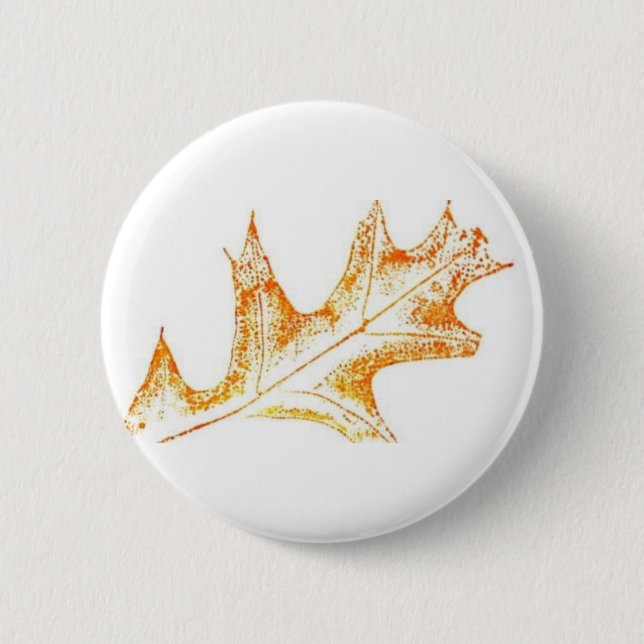 Badge Rond 5 Cm Bouton d'impression de la nature feuille (Devant)