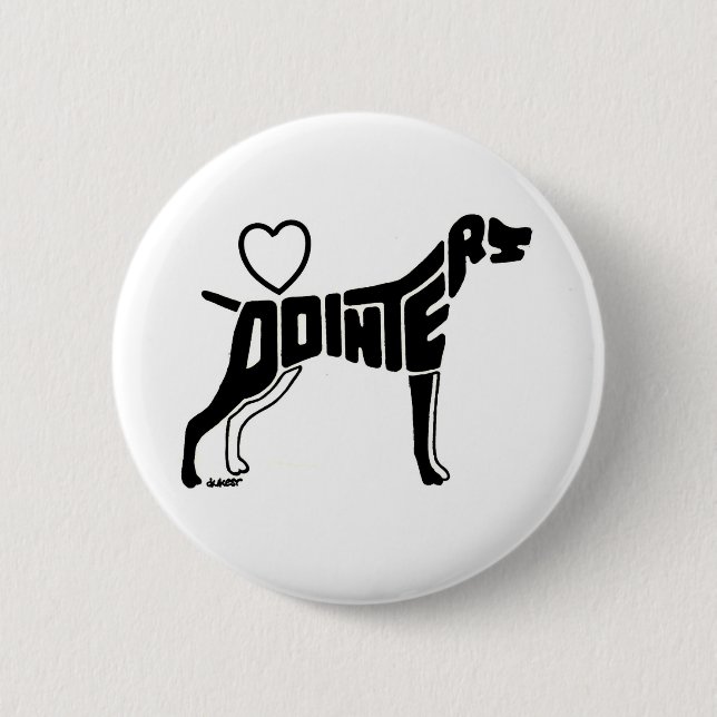 BADGE ROND 5 CM BOUTON D'INDICATEURS D'AMOUR (Devant)