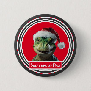 Badge Rond 5 Cm Bouton Dino de vacances