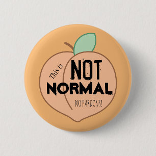 Badge Rond 5 Cm Bouton d'insertion orange non normal